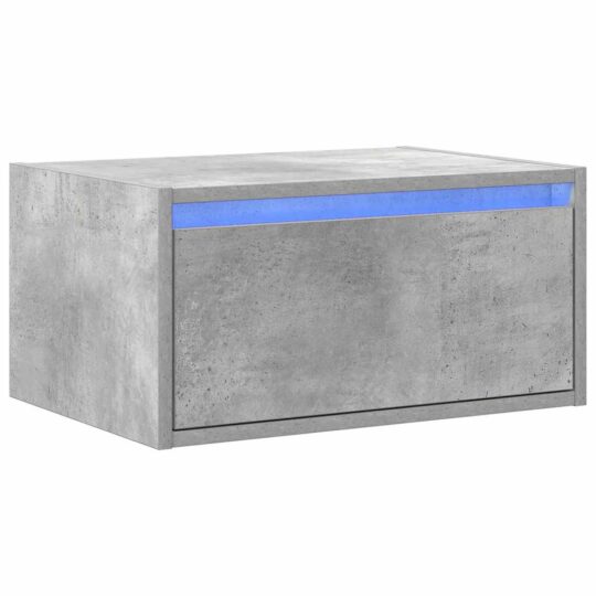 VXL8721158663306 g en hd 1 Noptieră montată pe perete cu lumini LED, gri beton VXL8721158663306 g en hd 1