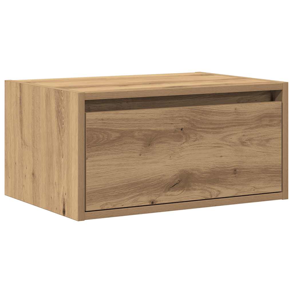 VXL8721158663405 g en hd 4 Noptiera montata pe perete cu lumini LED Artisan Stejar Noptiera montata pe perete cu lumini LED Artisan Stejar - imagine 6