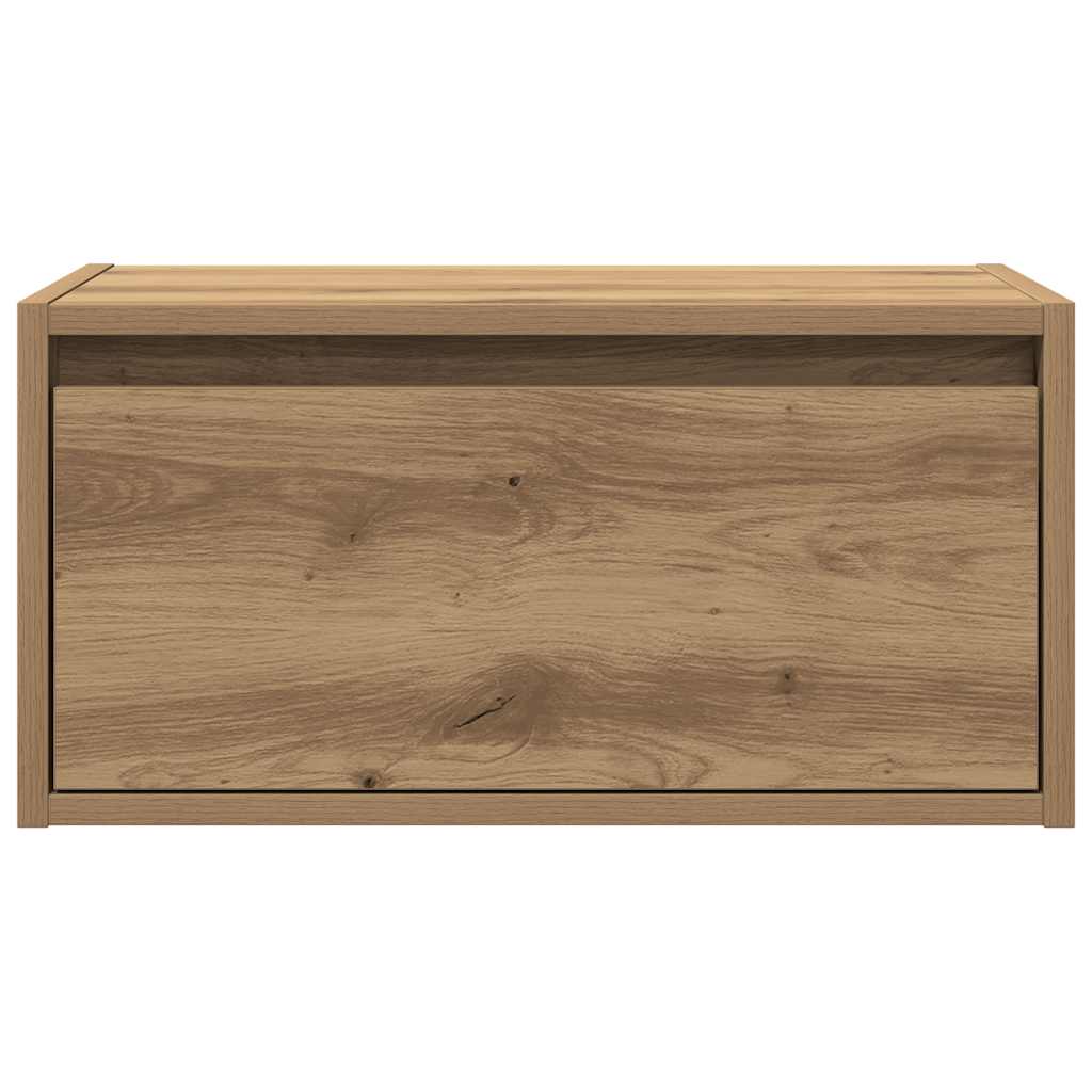 VXL8721158663405 g en hd 5 Noptiera montata pe perete cu lumini LED Artisan Stejar Noptiera montata pe perete cu lumini LED Artisan Stejar - imagine 7