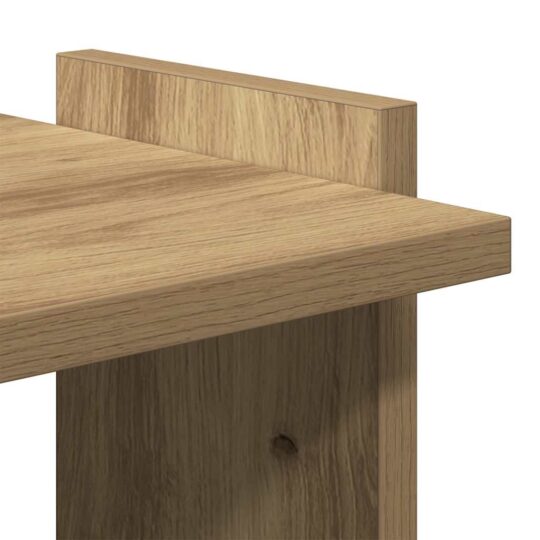 VXL8721158663863 g en hd 5 Bibliotecă 3 etaje stejar artizanal 60x30x120 cm lemn prelucrat VXL8721158663863 g en hd 5