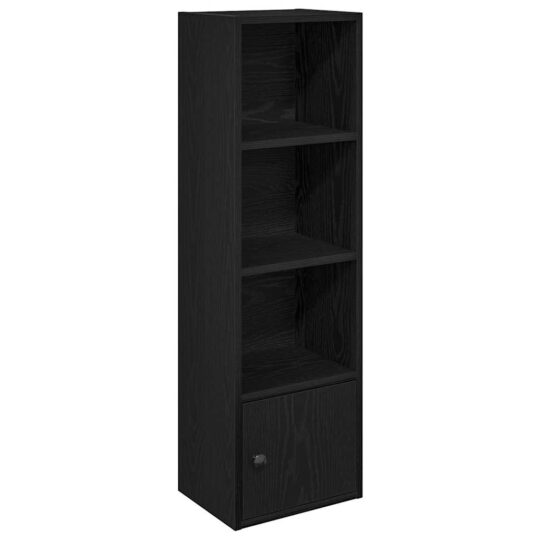 Alternative view of Bibliotecă Stejar negru 31x24x102 cm Lemn prelucrat