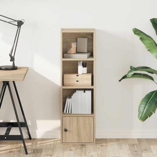 VXL8721158664525 g en hd 1 Bibliotecă, stejar sonoma, 31x24x102 cm, lemn prelucrat VXL8721158664525 g en hd 1