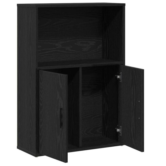 VXL8721158665232 g en hd 3 Bibliotecă Stejar negru 60x24x85 cm Lemn prelucrat VXL8721158665232 g en hd 3