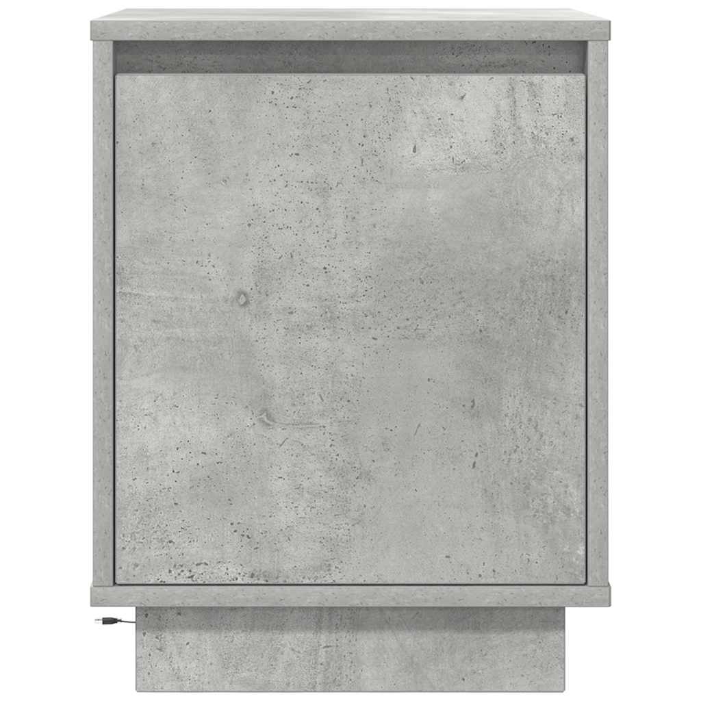 VXL8721158701916 g en hd 6 Noptiere cu lumini LED 2 buc Beton Gri 38x34x50 cm Noptiere cu lumini LED 2 buc Beton Gri 38x34x50 cm - imagine 8