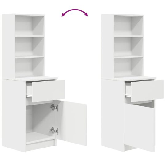 VXL8721158702296 g en hd 7 Noptiera alb 39x35x125 cm lemn prelucrat VXL8721158702296 g en hd 7