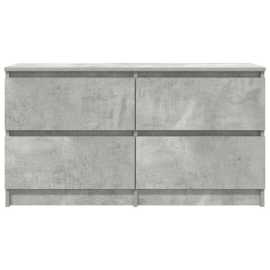 VXL8721158707185 g en hd 4 Comodă TV, gri beton, 100x35x54 cm, lemn prelucrat VXL8721158707185 g en hd 4