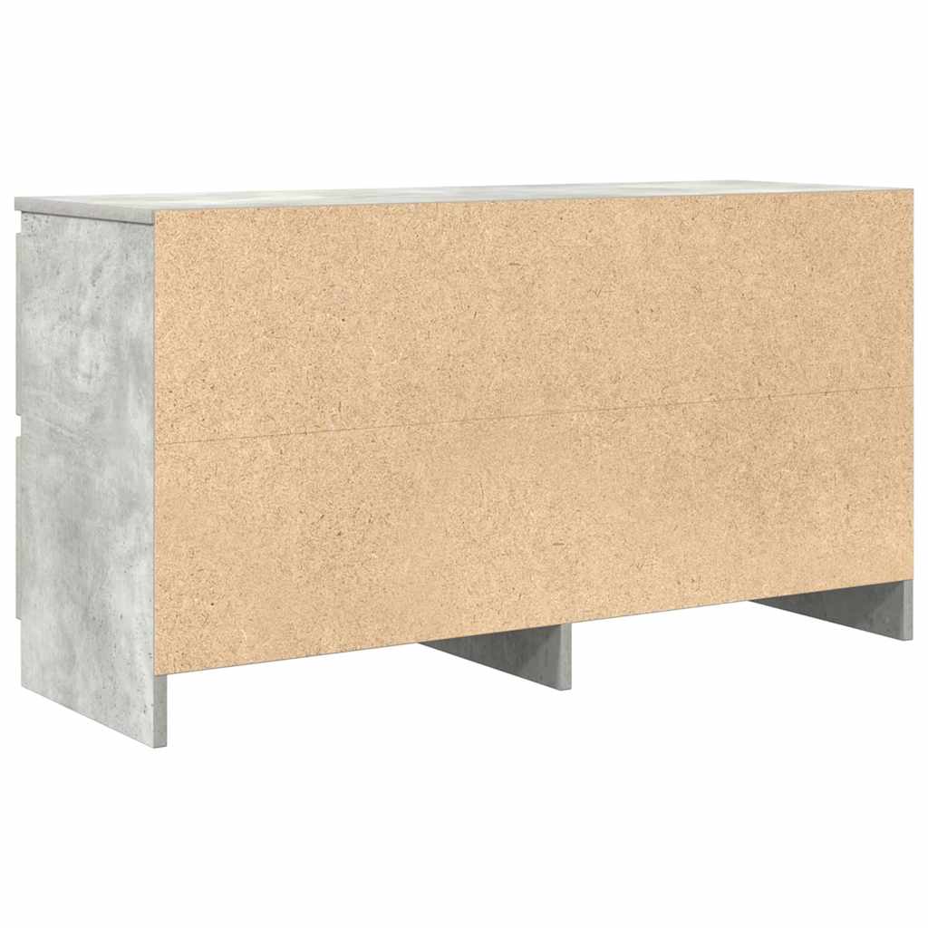 VXL8721158707185 g en hd 6 Comodă TV, gri beton, 100x35x54 cm, lemn prelucrat Comodă TV, gri beton, 100x35x54 cm, lemn prelucrat - imagine 8