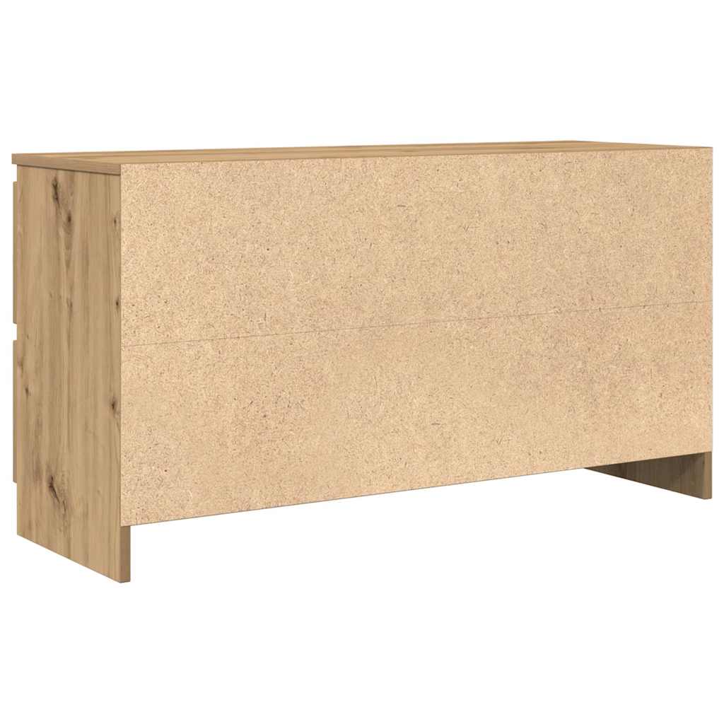 VXL8721158707321 g en hd 6 Comodă TV, stejar artizanal, 100x35x54 cm, lemn prelucrat Comodă TV, stejar artizanal, 100x35x54 cm, lemn prelucrat - imagine 8