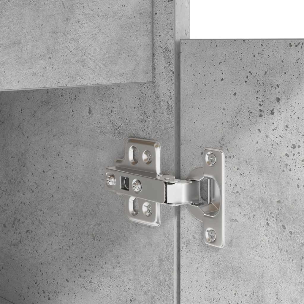 VXL8721158707451 g en hd 10 Birou Beton Gri 86x49x76 cm Lemn prelucrat Birou Beton Gri 86x49x76 cm Lemn prelucrat - imagine 12