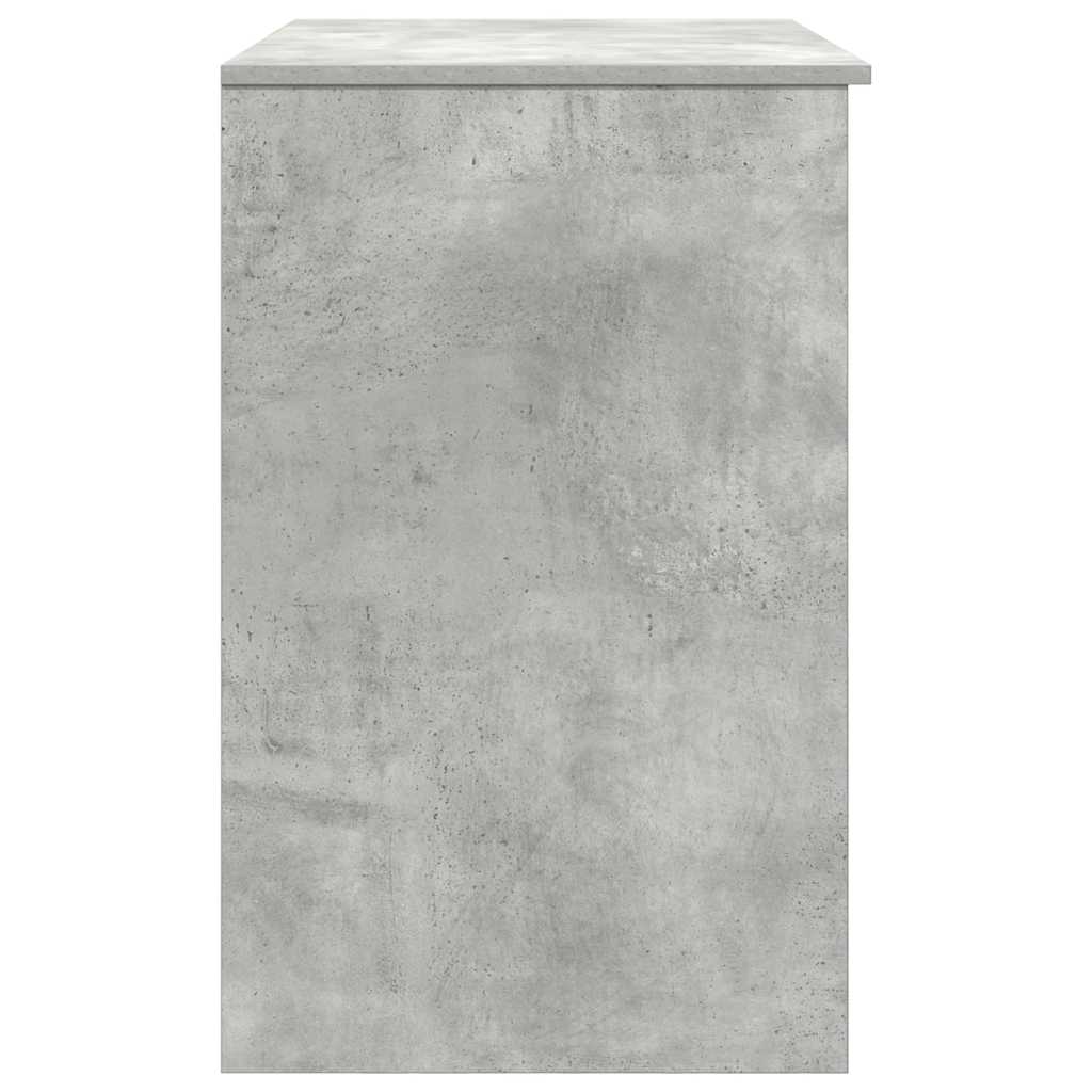 VXL8721158707451 g en hd 5 Birou Beton Gri 86x49x76 cm Lemn prelucrat Birou Beton Gri 86x49x76 cm Lemn prelucrat - imagine 7
