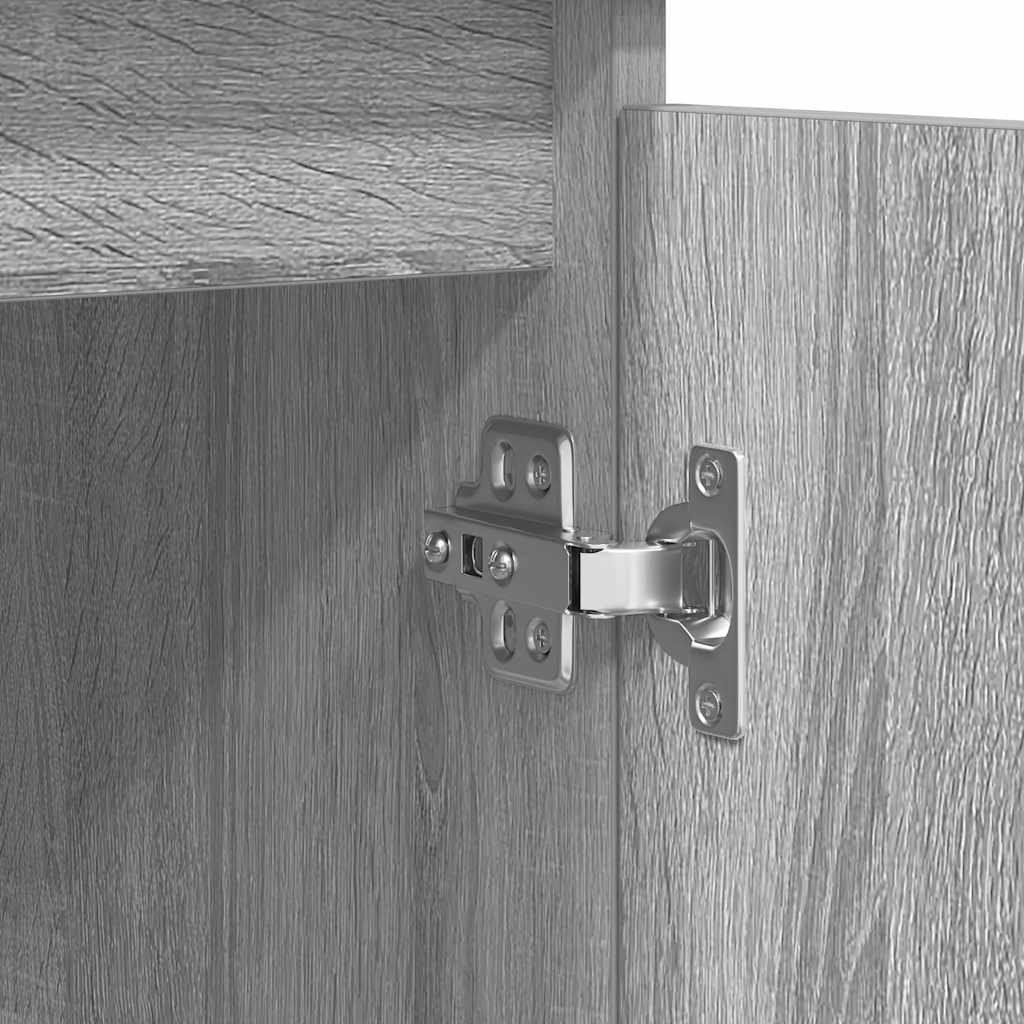 VXL8721158712998 g en hd 7 Bufetă cu sertare Gri Sonoma 100,5x35x76 cm Lemn prelucrat Bufetă cu sertare Gri Sonoma 100,5x35x76 cm Lemn prelucrat - imagine 9