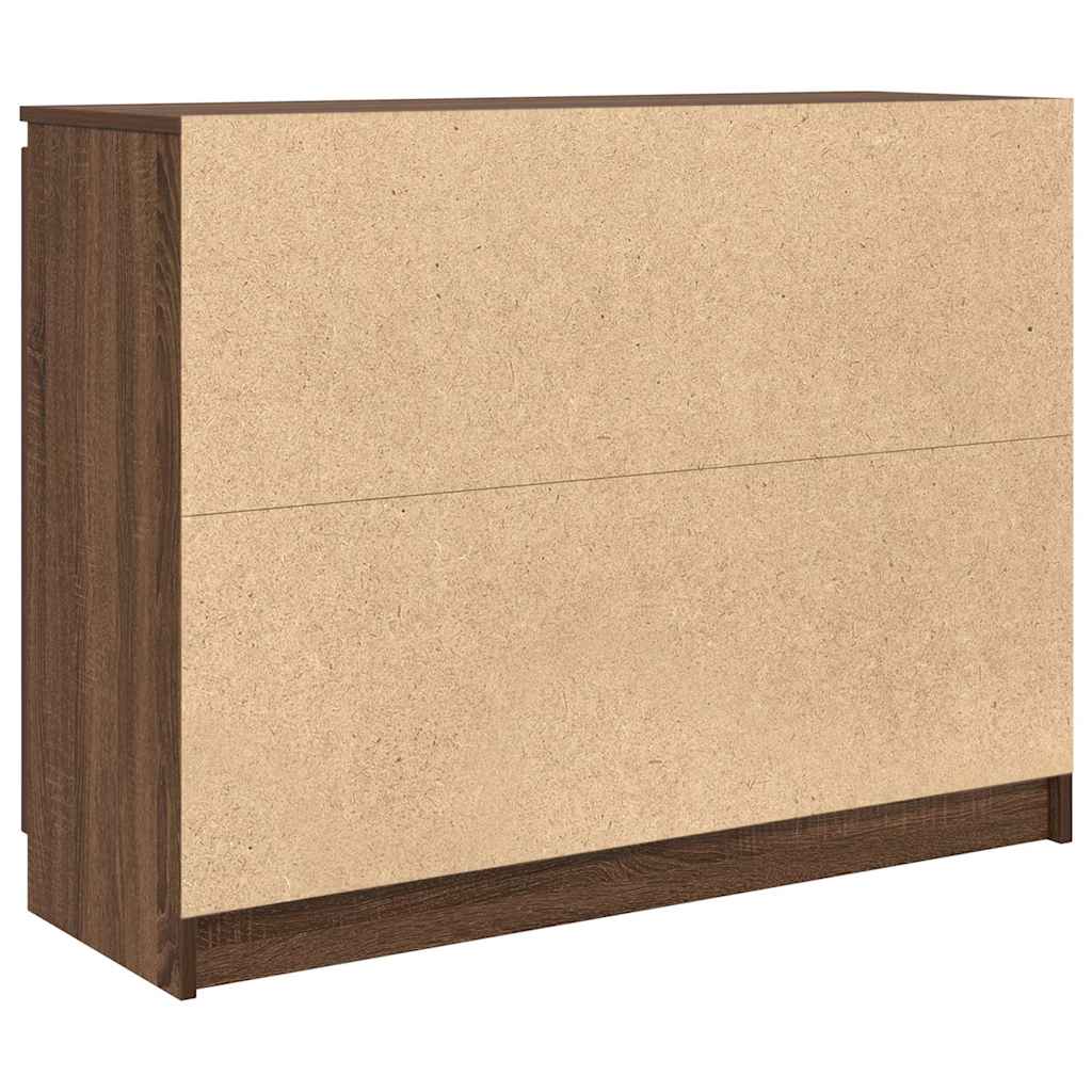 VXL8721158713001 g en hd 6 Bufetă cu sertare Stejar maro 100,5x35x76 cm Lemn prelucrat Bufetă cu sertare Stejar maro 100,5x35x76 cm Lemn prelucrat - imagine 8