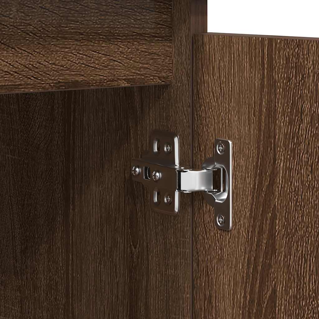 VXL8721158713001 g en hd 7 Bufetă cu sertare Stejar maro 100,5x35x76 cm Lemn prelucrat Bufetă cu sertare Stejar maro 100,5x35x76 cm Lemn prelucrat - imagine 9