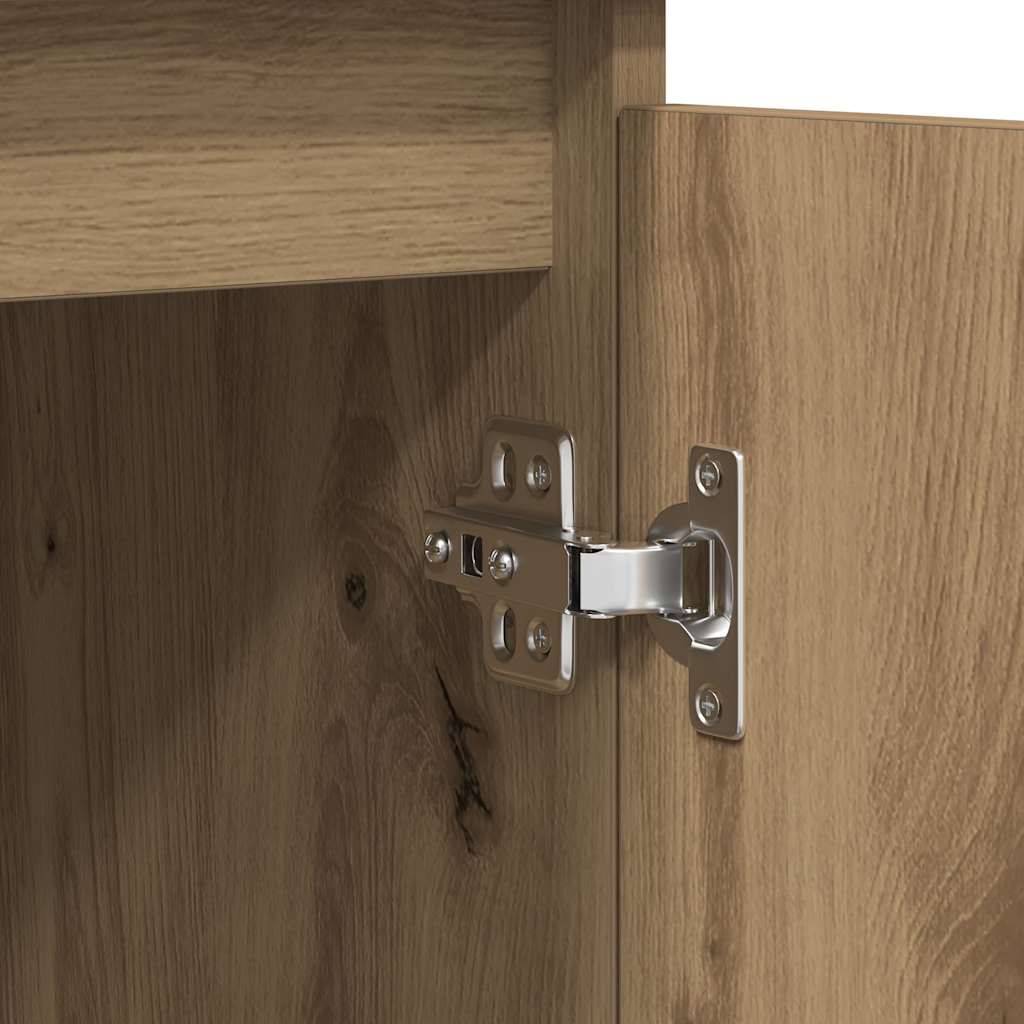 VXL8721158713117 g en hd 7 Bufetă cu sertare Stejar Artisan 100,5x35x98,5cm Lemn prelucrat Bufetă cu sertare Stejar Artisan 100,5x35x98,5cm Lemn prelucrat - imagine 9