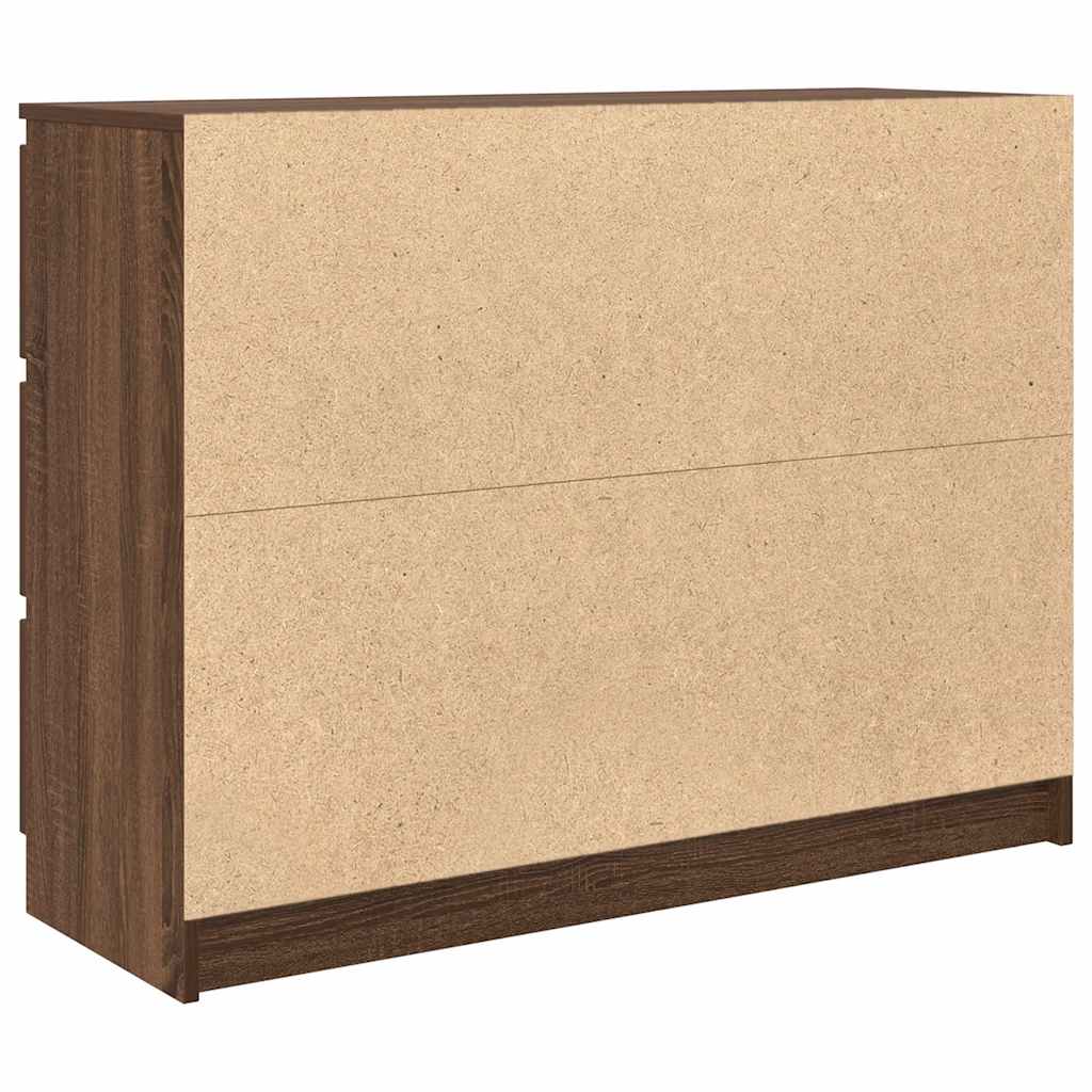 VXL8721158713544 g en hd 6 Servantă, stejar maro, 100x35x76 cm, lemn compozit Servantă, stejar maro, 100x35x76 cm, lemn compozit - imagine 8