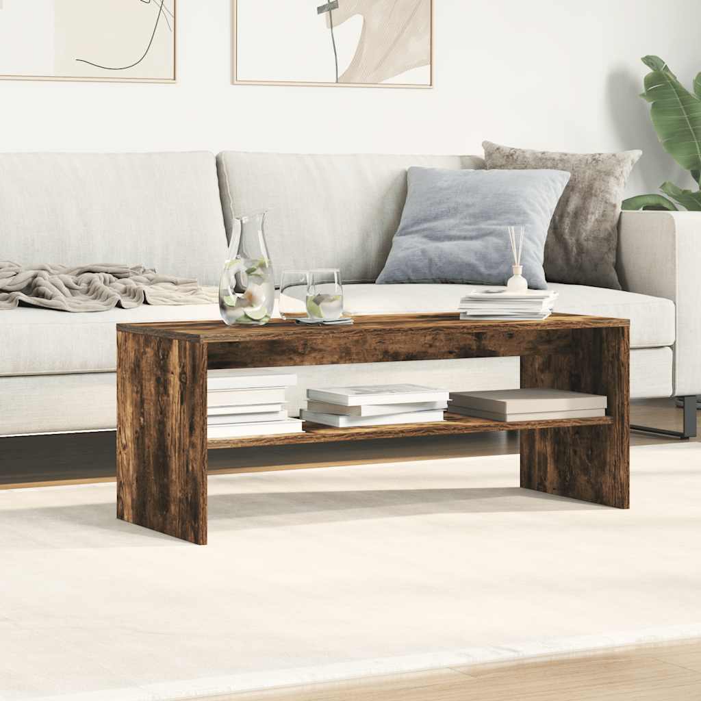 VXL8721158717740 g en hd 2 Comodă TV, stejar fumuriu, 100x40x40 cm, lemn compozit Comodă TV, stejar fumuriu, 100x40x40 cm, lemn compozit - imagine 4