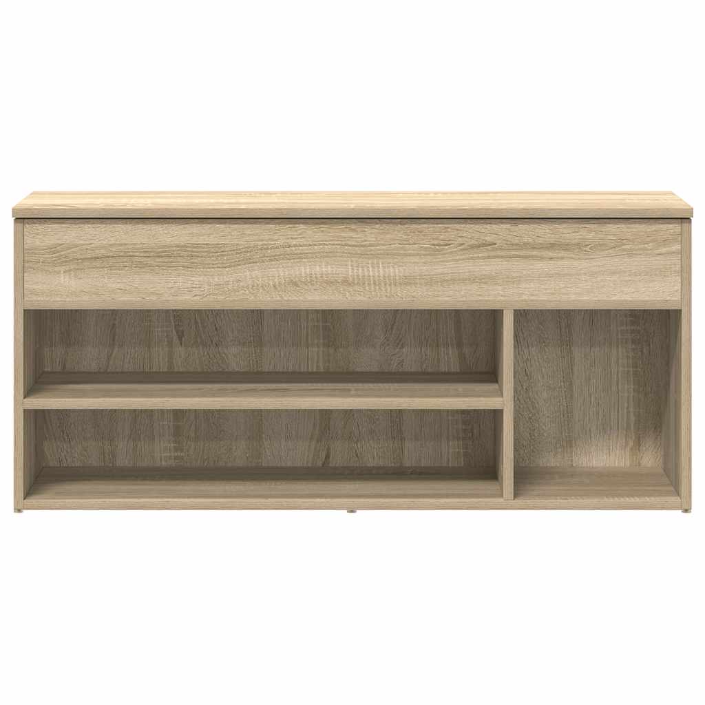 VXL8721158717887 g en hd 2 Bancă de pantofi Stejar Sonoma 102x30,5x45 cm Lemn prelucrat Bancă de pantofi Stejar Sonoma 102x30,5x45 cm Lemn prelucrat - imagine 4