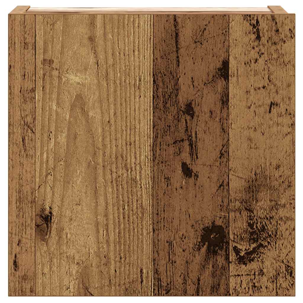 VXL8721158760098 g en hd 3 Set dulap TV 6 piese montat pe perete lemn vechi lemn prelucrat Set dulap TV 6 piese montat pe perete lemn vechi lemn prelucrat - imagine 5