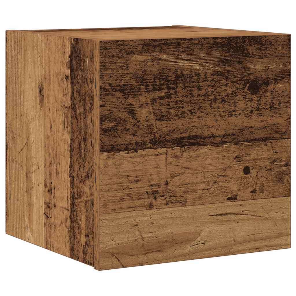 VXL8721158760296 g en hd 2 Set dulap TV 7 piese montat pe perete lemn vechi lemn prelucrat Set dulap TV 7 piese montat pe perete lemn vechi lemn prelucrat - imagine 4