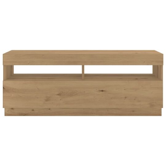 VXL8721158760647 g en hd 5 Dulap TV cu LED stejar artizanal 300x35x40 cm lemn prelucrat VXL8721158760647 g en hd 5