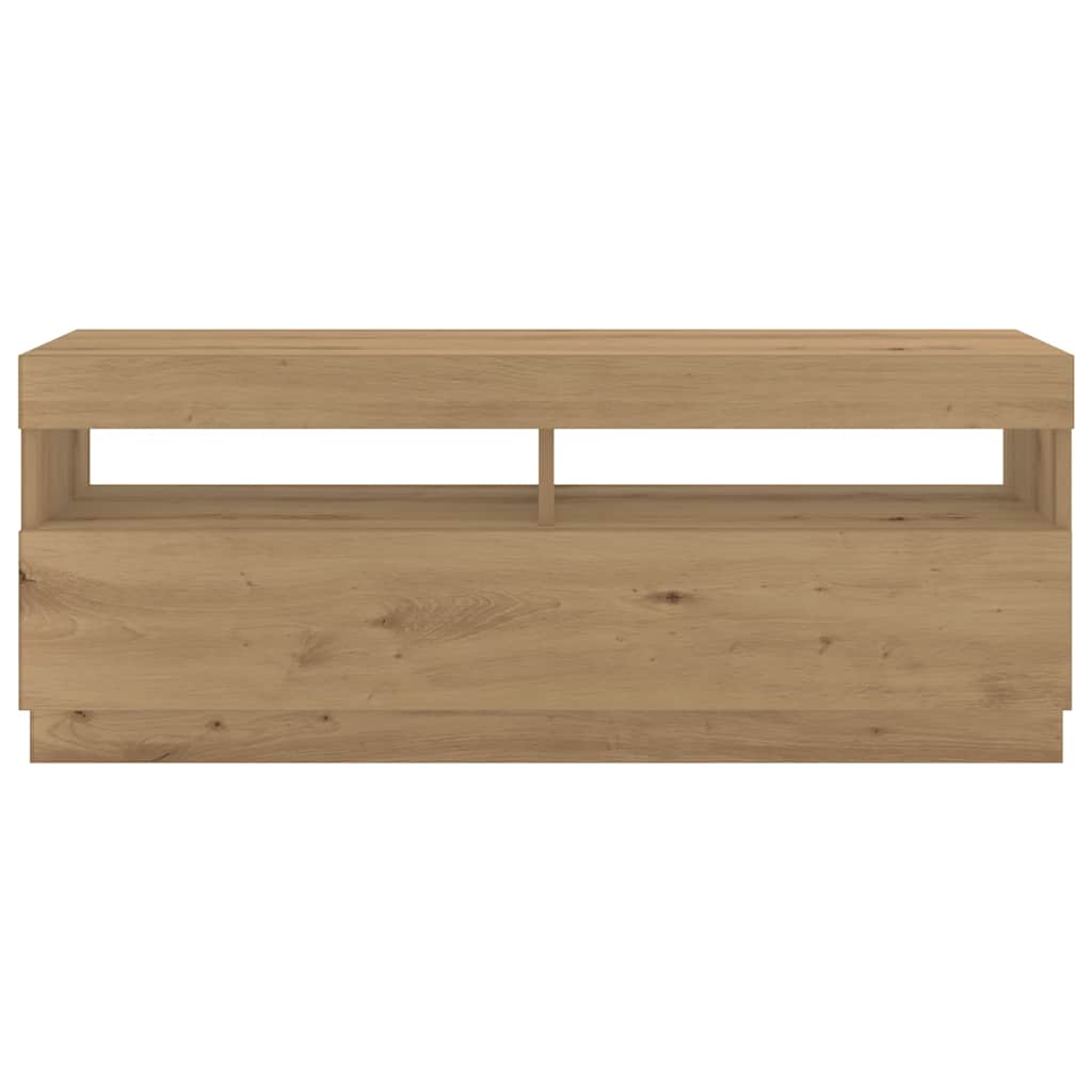 VXL8721158760647 g en hd 5 Dulap TV cu LED stejar artizanal 300x35x40 cm lemn prelucrat Dulap TV cu LED stejar artizanal 300x35x40 cm lemn prelucrat - imagine 7
