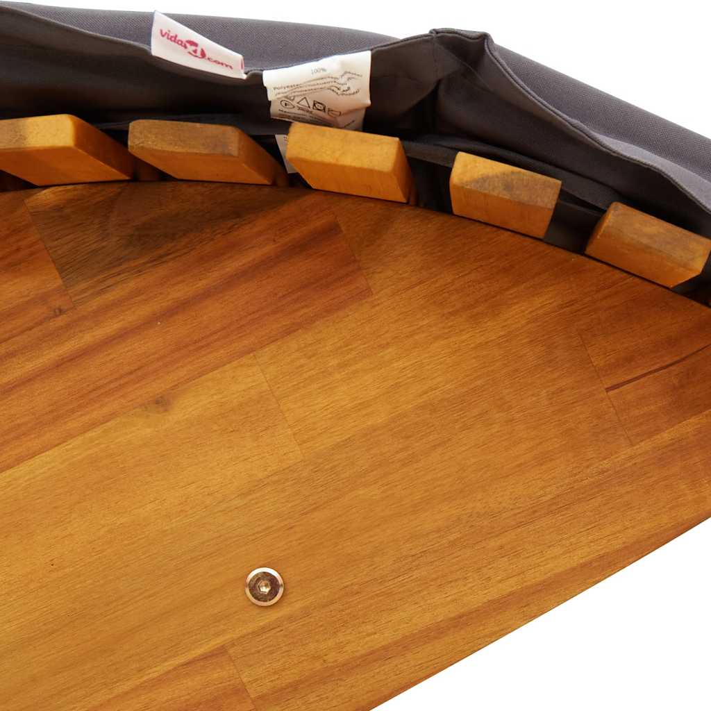 VXL8721158785039 g en hd 7 Șezlong balansoar cu pernă, lemn masiv de acacia Șezlong balansoar cu pernă, lemn masiv de acacia - imagine 9