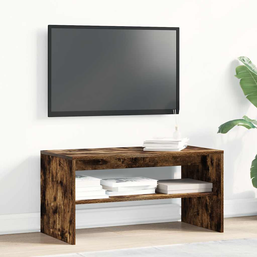 VXL8721158785299 g en hd 2 Comodă TV, stejar fumuriu, 80x40x40 cm, lemn prelucrat Comodă TV, stejar fumuriu, 80x40x40 cm, lemn prelucrat - imagine 4