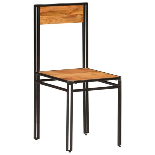 275846 12 Scaune de bucătărie, 6 buc., lemn masiv de acacia 275846 12