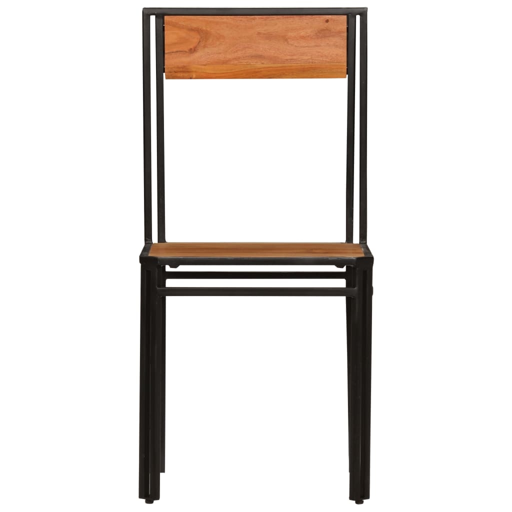 275846 3 Scaune de bucătărie, 6 buc., lemn masiv de acacia Scaune de bucătărie, 6 buc., lemn masiv de acacia - imagine 3