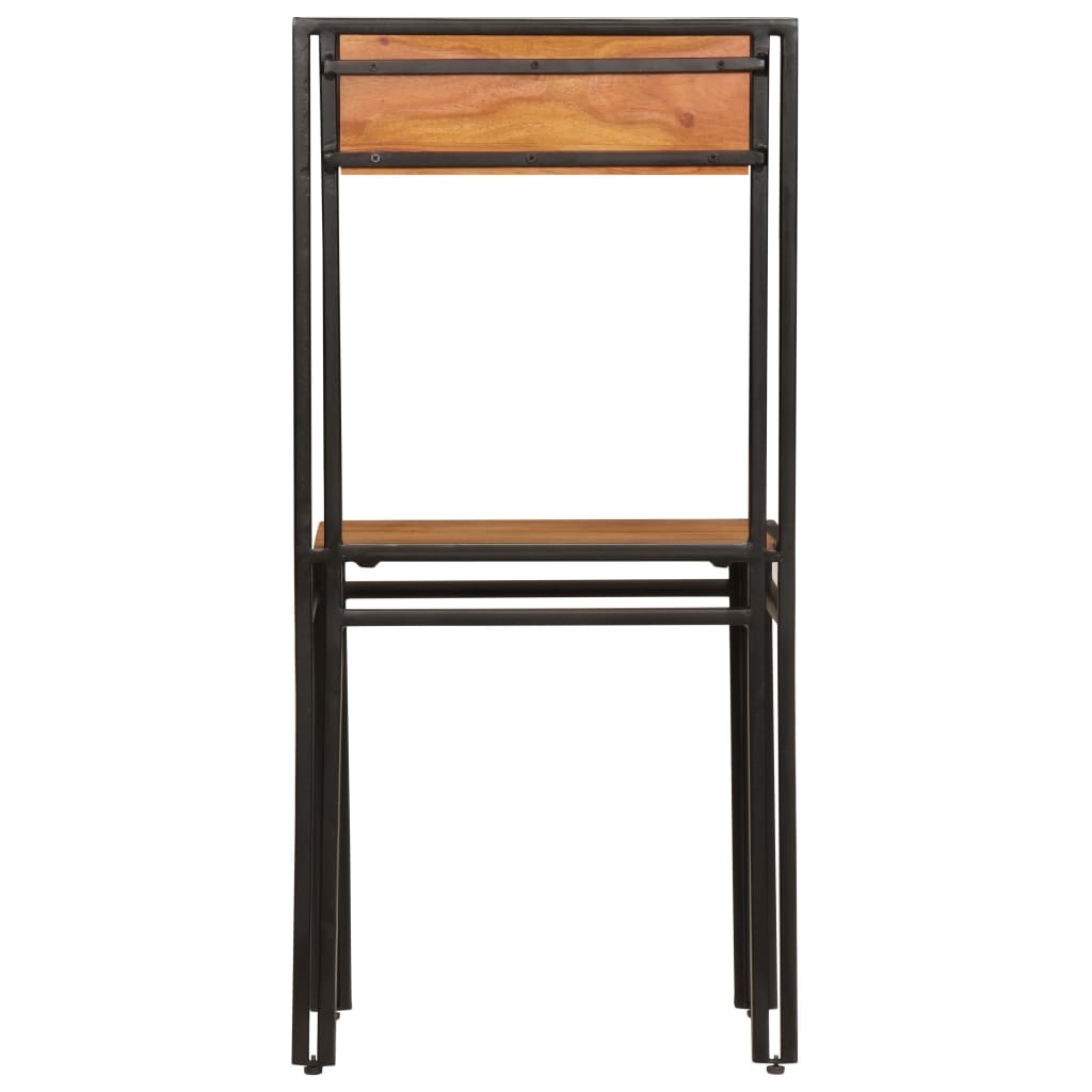 275846 4 Scaune de bucătărie, 6 buc., lemn masiv de acacia Scaune de bucătărie, 6 buc., lemn masiv de acacia - imagine 4