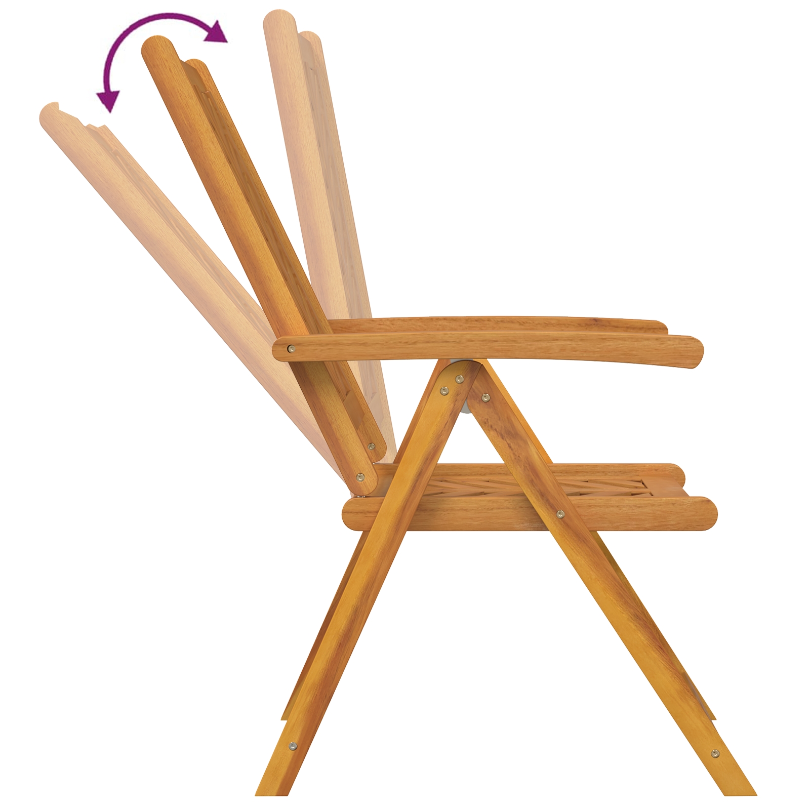 3154121 11 Set de masă pentru grădină 3 pcs Maro 90 x 90 x 74 cm Set de masă pentru grădină 3 pcs Maro 90 x 90 x 74 cm - imagine 11