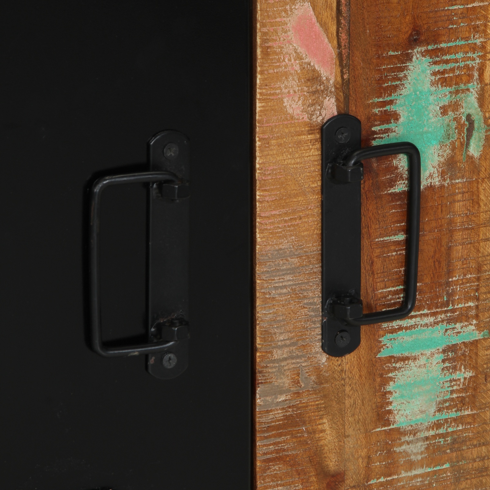 3305665 10 Set de mobilier pentru baie cu raft 4 pcs Lemn recuperat solid Set de mobilier pentru baie cu raft 4 pcs Lemn recuperat solid - imagine 10