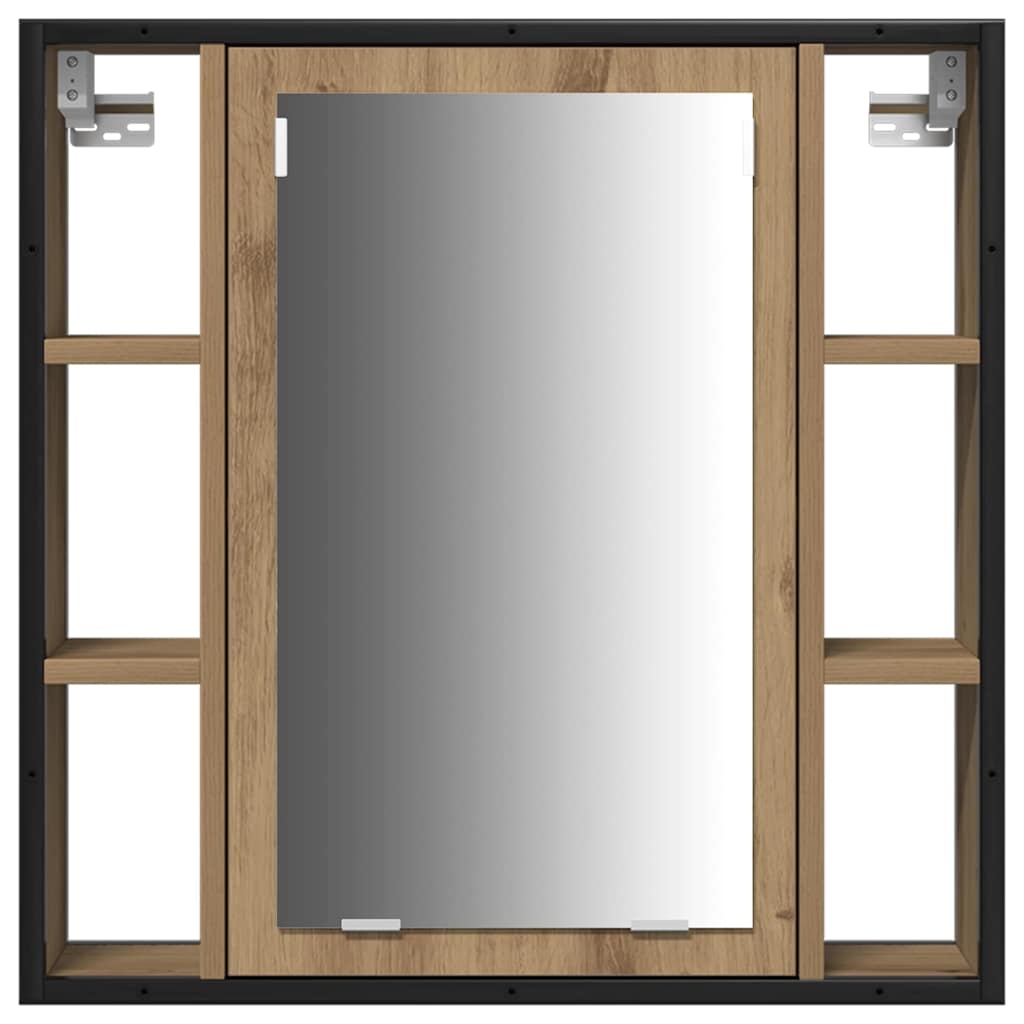 3334422 9 Set dulap baie cu ușă 4 pcs stejar artizanal 33 x 33 x 185.5 cm Set dulap baie cu ușă 4 pcs stejar artizanal 33 x 33 x 185.5 cm - imagine 9