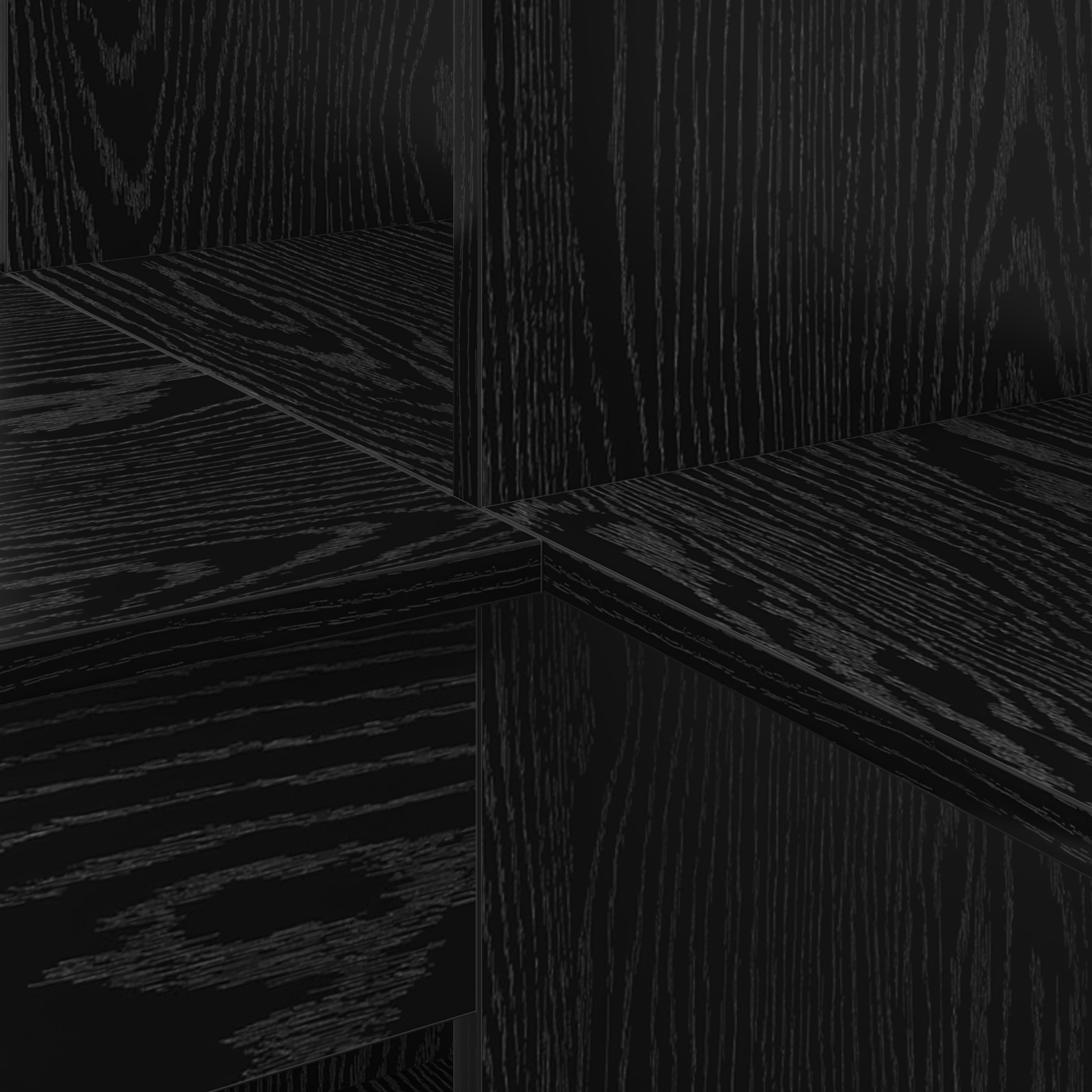 3337242 8 Birou de colț cu raft Stejar negru 101.5 x 149.5 x 149.5 cm Birou de colț cu raft Stejar negru 101.5 x 149.5 x 149.5 cm - imagine 8