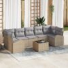 3345960 1 Set de canapele pentru grădină 8 pcs Bej 55 x 55 x 37 cm 3345960 1