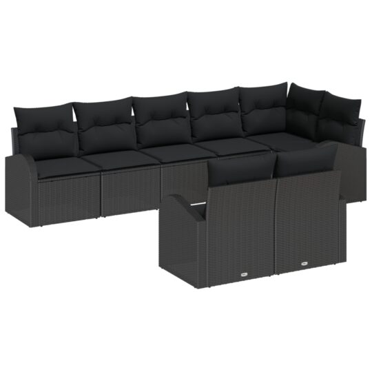 3346093 2 Set de canapele pentru grădină cu pernă 8 pcs 289 x 124 x 85 cm 3346093 2