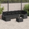 3346823 1 Set de canapele pentru grădină 8 pcs Negru Rattan poli 3346823 1