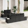3346943 1 Set de canapele pentru grădină 6 pcs Negru Rattan poli 3346943 1