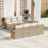 3347288 1 Set de canapele pentru grădină 8 pcs Bej Rattan poli 3347288 1