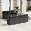 3347289 1 Set de canapele pentru grădină 8 pcs Negru Rattan poli 3347289 1