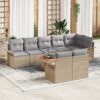 3347343 1 Set de canapele pentru grădină 9 pcs Bej Rattan poli 3347343 1