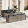 3347412 1 Set de canapele pentru grădină 8 pcs Gri Rattan poli 3347412 1
