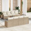 3347428 1 Set de canapele pentru grădină 9 pcs Bej Rattan poli 3347428 1