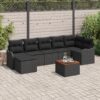3347485 1 Set de canapele pentru grădină 8 pcs Negru Rattan poli 3347485 1