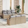 3347525 1 Set de canapele pentru grădină 7 pcs Bej Rattan poli 3347525 1