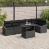 3349019 1 Set de canapele pentru grădină 7 pcs Negru 100 x 55 x 73 cm 3349019 1