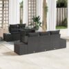 3349099 1 Set de canapele pentru grădină 6 pcs Negru 100 x 55 x 73 cm 3349099 1