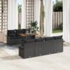3349295 1 Set de canapele pentru grădină 8 pcs Negru 100 x 55 x 73 cm 3349295 1