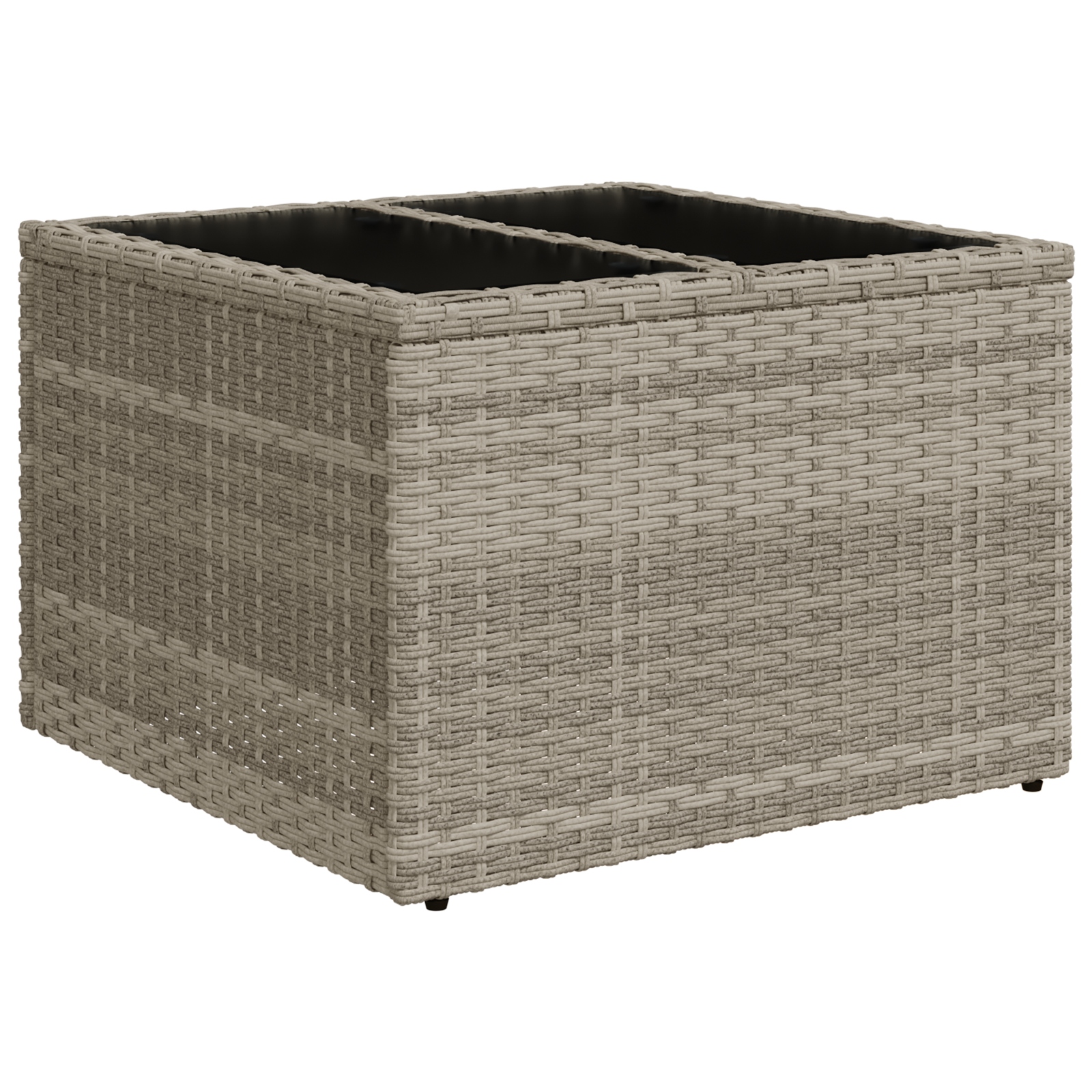 3354361 6 Set de canapele pentru grădină cu pernă 5 pcs Gri Rattan poli Set de canapele pentru grădină cu pernă 5 pcs Gri Rattan poli - imagine 6