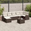 3354807 1 Set de canapele pentru grădină 8 pcs Maro Rattan poli 3354807 1